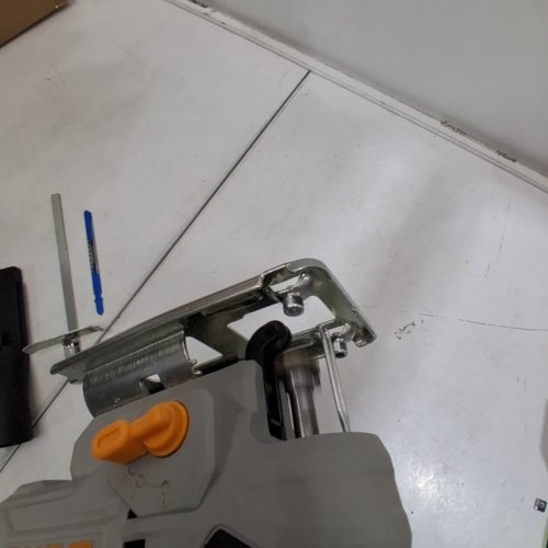 DEKOPRO ELECTRIC CORDED JIGSAW TOOL WITH 6 VARIABLE SPEED, 4 ORBITAL SETTINGS, ±45° BEVEL CUTTING - GREY - (MODEL: DKJS55XL65) image 2