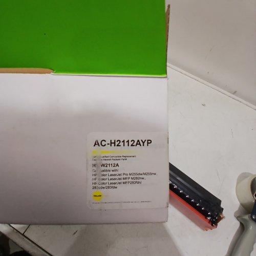 PREMIUM TONER CARTRIDGE - COMPATIBLE WITH SELECT LASERJET PRO MODELS - YELLOW INK (MODEL: AC-H2112AYP) image 2