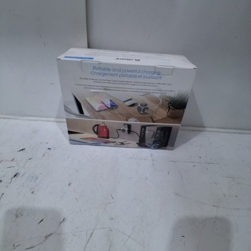 2PK ATOMI POWER CUBE WITH 3AC OUTLETS + 3 SMART USB PORTS - 5FT - WHITE (MODEL: 1816703) image 4