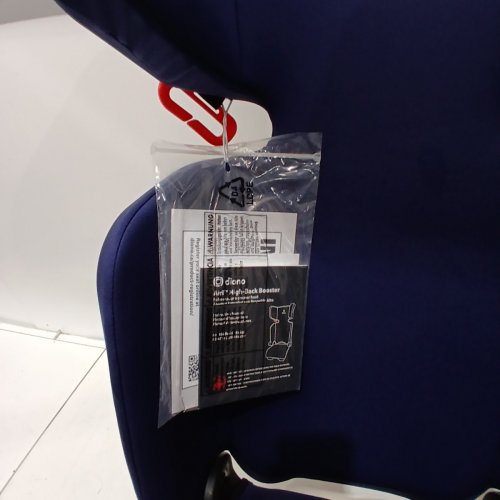 DIONO AIRI HIGH BACK BOOSTER CAR SEAT - 40LBS TO 120LBS - BLUE (MODEL: 55002-NA-01) image 5