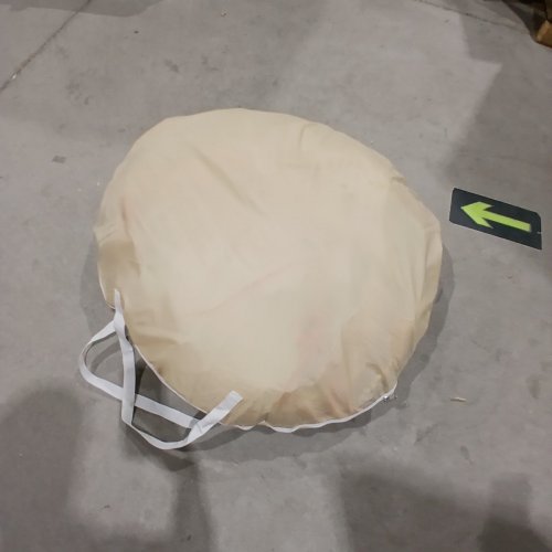 POP UP BUBBLE TENT WITH WATERPROOF TOP COVER - 10FT X 9.2FT - 8 PERSON - BEIGE (MODEL: 121085) image 5