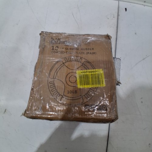2PK LIONSCOOL RUBBER COATED OLYMPIC BARBELL WEIGHT PLATE - 10LBS (MODEL: LCLCA-3HPLATE) image 5
