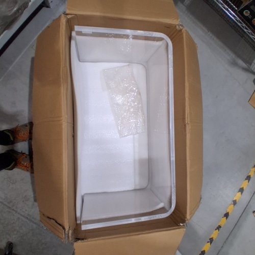 VEVOR ACRYLIC C-SHAPED TABLE - 16" X 16" X 32" - CLEAR (MODEL: YKB003U) image 2