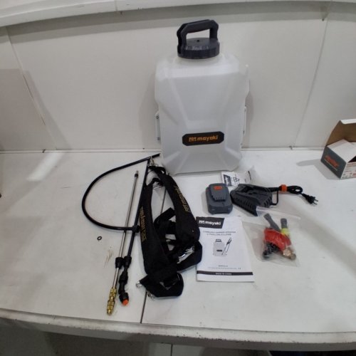MAYOKI LAWN GARDEN SPRAYER COMPATIBLE WITH DEWALT 18V BATTERY (TOOL ONLY) - 3GAL- GREY (MODEL: MFSP12L-01) image 3