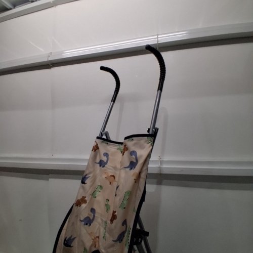 COSCO KIDS UMBRELLA STROLLER WITH CANOPY - 40LBS MAX - NEUTRAL DINO (MODEL: 01218CNDO) image 4