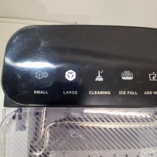 EUHOMY COUNTERTOP ICE MAKER WITH ICE SCOOP AND BASKET - MAKES 26.5LB / DAY - BLACK (MODEL: IM021-B) image 2