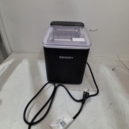 EUHOMY COUNTERTOP ICE MAKER WITH ICE SCOOP AND BASKET - MAKES 26.5LB / DAY - BLACK (MODEL: IM021-B) image 3