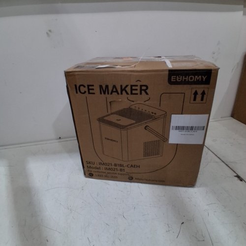 EUHOMY COUNTERTOP ICE MAKER WITH ICE SCOOP AND BASKET - MAKES 26.5LB / DAY - BLACK (MODEL: IM021-B) image 6