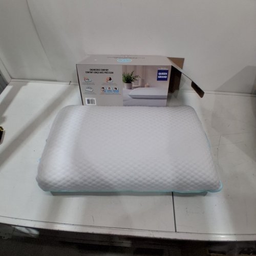 MARTHA STEWART MEMORY FOAM COOLING PILLOW - QUEEN (18" X 28") (MODEL: 1392500) image 2