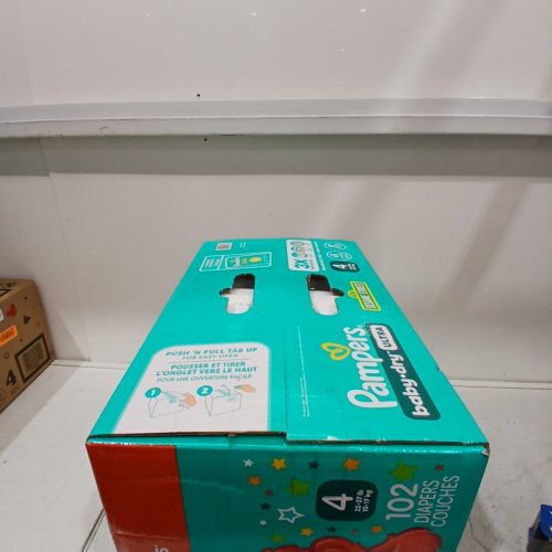 102PK PAMPERS BABY DRY ULTRA DIAPERS - SESAME STREET ELMO - SIZE: 4 (22LB TO 37LB) image 3
