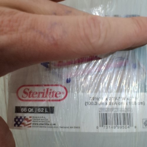 STERILITE LATCHING UNDERBED WHEELED STORAGE BIN STORAGE BOX - 66 QT - CLEAR (MODEL: 1995-04) image 2