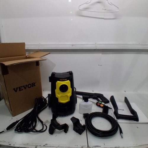 ELECTRIC PRESSURE WASHER WITH FOAM CANNON - 2000 PSI MAX - 1.76 GPM - 1500W - 30FT HOSE - YELLOW AND BLACK (MODEL: HRT03S) image 3