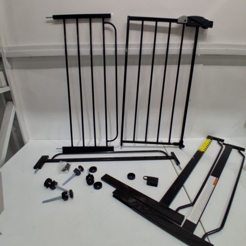 REGALO EASY STEP EXTRA WIDE SAFETY GATE - 29 - 49" X 30" - BLACK (MODEL: 1164 EB DS) image 2