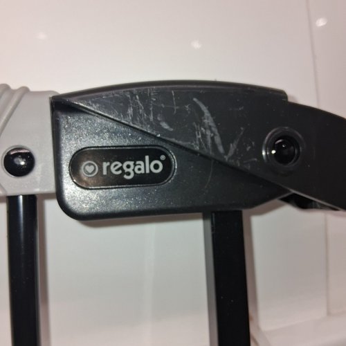 REGALO EASY STEP EXTRA WIDE SAFETY GATE - 29 - 49" X 30" - BLACK (MODEL: 1164 EB DS) image 7