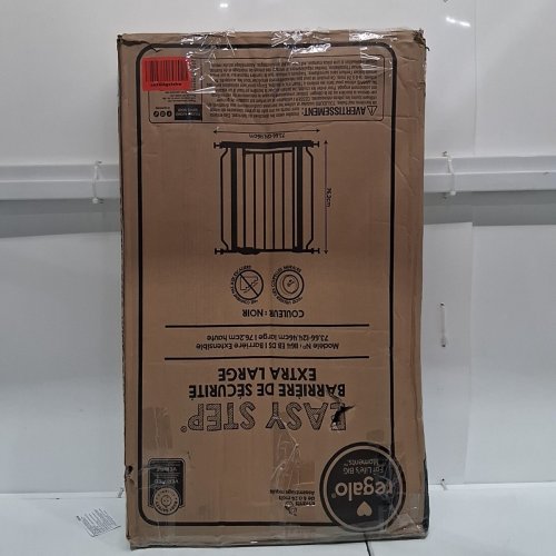 REGALO EASY STEP EXTRA WIDE SAFETY GATE - 29 - 49" X 30" - BLACK (MODEL: 1164 EB DS) image 9