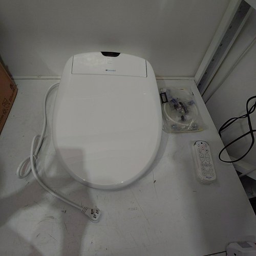 BRONDELL SWASH CORDED ELECTRIC SMART BIDET TOILET SEAT WITH REMOTE CONTROL, HEAT FUNCTIONS & NIGHT LIGHT - ELONGATED - WHITE (MODEL: S1400-EW) image 2