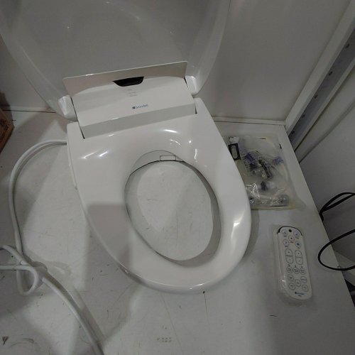 BRONDELL SWASH CORDED ELECTRIC SMART BIDET TOILET SEAT WITH REMOTE CONTROL, HEAT FUNCTIONS & NIGHT LIGHT - ELONGATED - WHITE (MODEL: S1400-EW) image 5