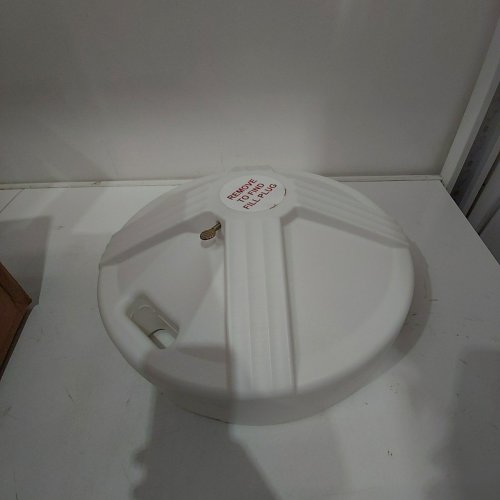USW PLASTIC EMPTY UMBRELLA BASE - 16" X 6.25" - WHITE - (MODEL: FUB1WE) image 2