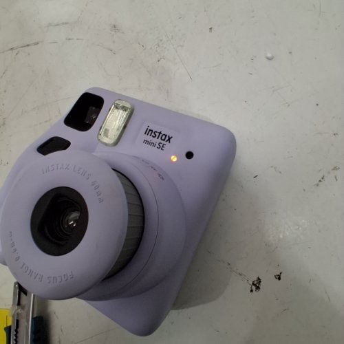 FUJIFILM INSTAX MINI SE INSTANT CAMERA WITH CASE - PURPLE image 2