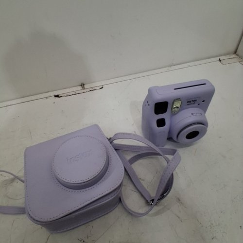 FUJIFILM INSTAX MINI SE INSTANT CAMERA WITH CASE - PURPLE image 4