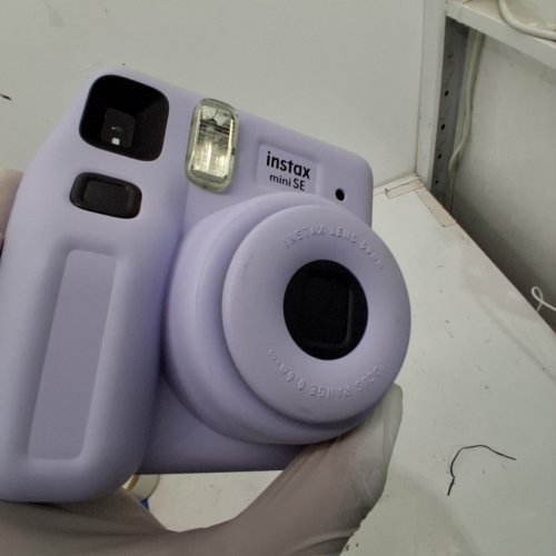 FUJIFILM INSTAX MINI SE INSTANT CAMERA WITH CASE - PURPLE image 5