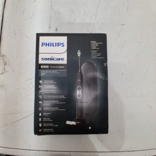 PHILIPS SONICARE 6100 PROTECTIVE CLEAN - BLACK (MODEL: HX6870) image 2