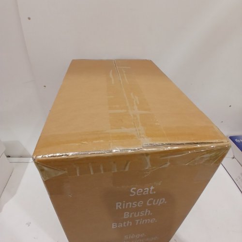 HIBBY BABY NON-SLIP WITH SUCTION CUPS BATH SEAT - 6M+ - WHITE image 3