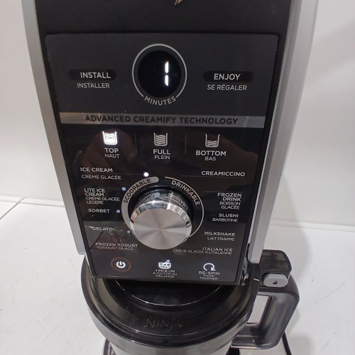 NINJA CREAMI DELUXE 11-IN-1 DIGITAL FROZEN TREAT MAKER - MAKES 24OZ PINTS - SILVER (MODEL: NC501C) image 2
