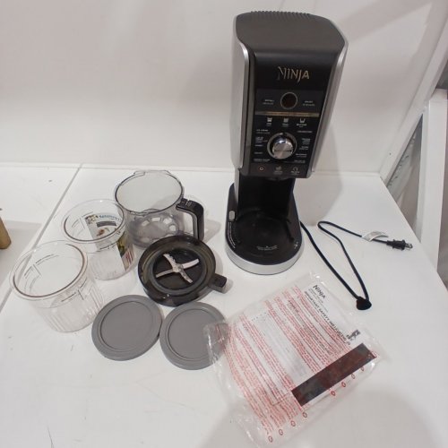 NINJA CREAMI DELUXE 11-IN-1 DIGITAL FROZEN TREAT MAKER - MAKES 24OZ PINTS - SILVER (MODEL: NC501C) image 6