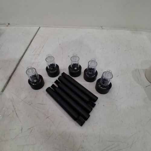 5PC SOLAR LED PATHWAY GARDEN STAKE LIGHTS FOR OUTDOOR - BLACK image 4