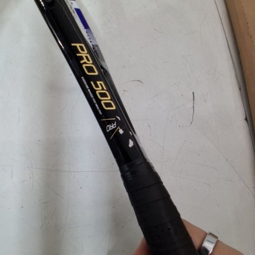 SENSTON PRO 500 LIGHTWEIGHT RECREATIONAL TENNIS RACKET - 27" - BLACK/BLUE/WHITE image 4