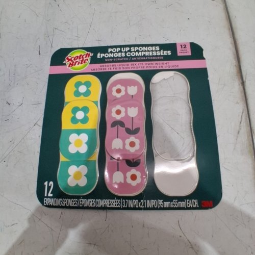 7PK SCOTCH-BRITE NON-SCRATCH POP-UP SPONGES - MULTICOLOUR (MODEL: 1995233) image 2