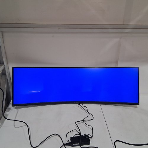 CRUA 49" ULTRA-WIDE CURVED GAMING 5K DQHD MONITOR WITH BUILT-IN SPEAKERS - 120HZ, 1500R, AMD FREESYNC, 120% SRGB - BLACK - (MODEL: CR490ZA) image 4