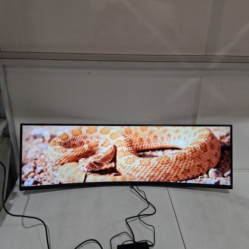 CRUA 49" ULTRA-WIDE CURVED GAMING 5K DQHD MONITOR WITH BUILT-IN SPEAKERS - 120HZ, 1500R, AMD FREESYNC, 120% SRGB - BLACK - (MODEL: CR490ZA) image 8