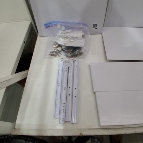 VEVOR RECTANGULAR FRONT COUNTER TABLE/RECEPTION DESK WITH DRAWER - 23.6" - WHITE - (MODEL: DX0202-C250357D-01) image 6
