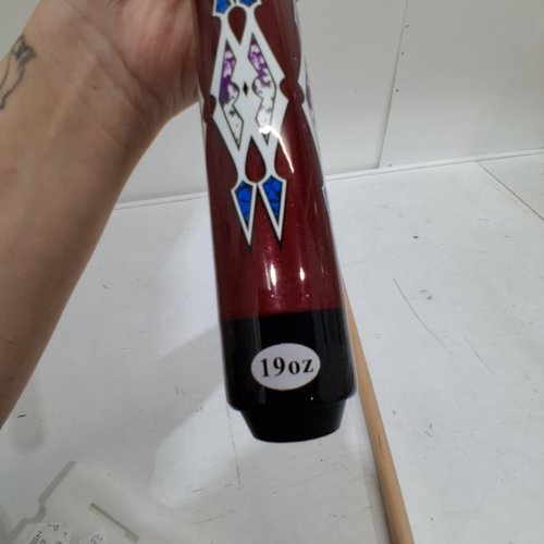 KMISE POOL CUE STICK, 19OZ - 58" - RED image 2