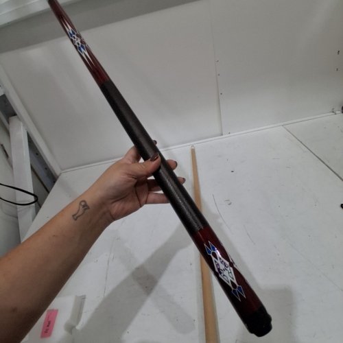 KMISE POOL CUE STICK, 19OZ - 58" - RED image 4