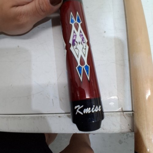 KMISE POOL CUE STICK, 19OZ - 58" - RED image 5