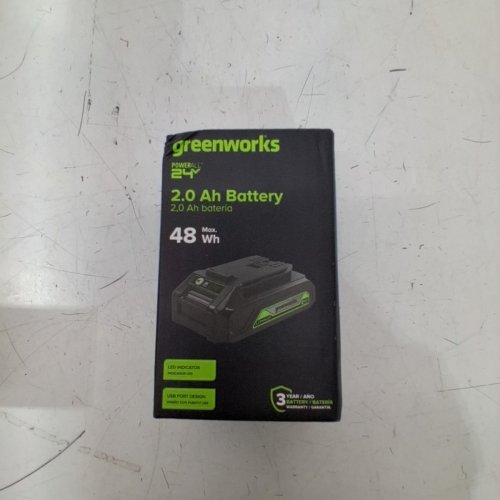 GREENWORKS 24V MAX LITHIUM ION BATTERY - 2AH - USB PORT VERSION (MODEL: LB24A020 / BAG708) image 2