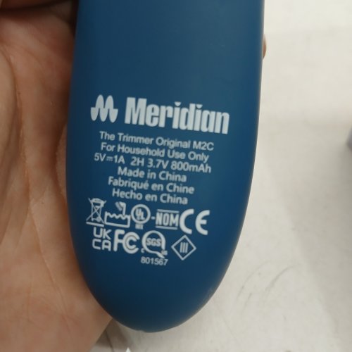 MERIDIAN THE TRIMMER ORIGINAL FULL BODY HAIR TRIMMER - 5 V, 1A - OCEAN BLUE image 3