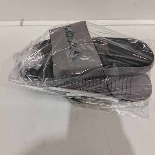 MENS REEBOK DUAL DENSITY SLIP ON SLIDE - SIZE 7- GREY/BLACK image 5