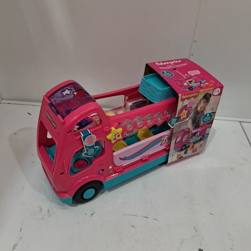 FISHER PRICE LITTLE PEOPLE BARBIE DREAM CAMPER/RV PLAYSET FOR CHILDREN - PINK (MODEL: HYP42-9564) image 3