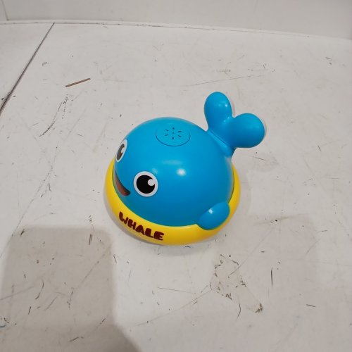 BABIES LIGHT UP WHALE SPRINKLER BATH TOY - 1 TO 3 YEARS - YELLOW/BLUE image 4