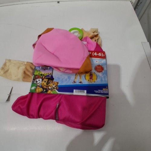 2PC GIRLS DISGUISE PAW PATROL SKYE COSTUME - SMALL (4-6) - BROWN/PINK image 2