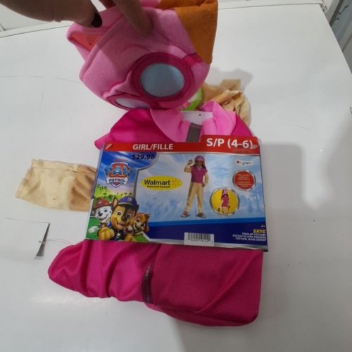 2PC GIRLS DISGUISE PAW PATROL SKYE COSTUME - SMALL (4-6) - BROWN/PINK image 3