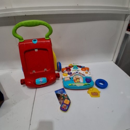 VTECH STROLL AND DISCOVER ACTIVITY WALKER - 9MO-23MO - RED image 3