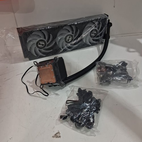 LIAN-LI GALAHAD II LCD CPU LIQUID COOLER, SL-INFINITY FAN - 360MM - BLACK (MODEL: GA2ALCD36INB) image 2