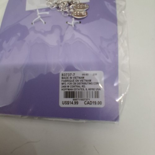 2PC GIRLS CLAIRE'S BEST FRIENDS HEART NECKLACE SET - 16" - PINK AND SILVER image 4