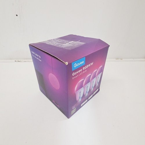 4PK GOVEE RGBWW SMART LED BULBS, COMPATIBLE WITH GOOGLE HOME, ALEXA, IFTTT, AND GOVEE HOME APP - 800LM, 2700K-6500K (MODEL: H6008) image 3