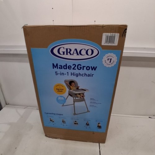 GRACO MADE2GROW 5-IN-1 CONVERTIBLE HIGHCHAIR - LEE FASHION (MODEL: 2220384) image 4